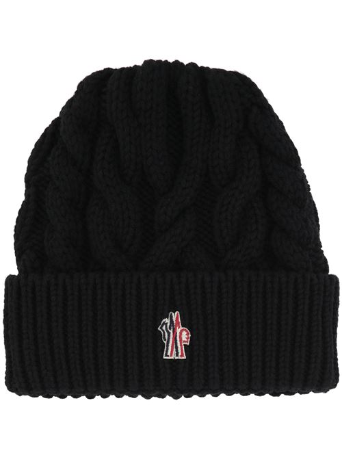 Black virgin wool hat Moncler Grenoble | 983B000-03M1172999